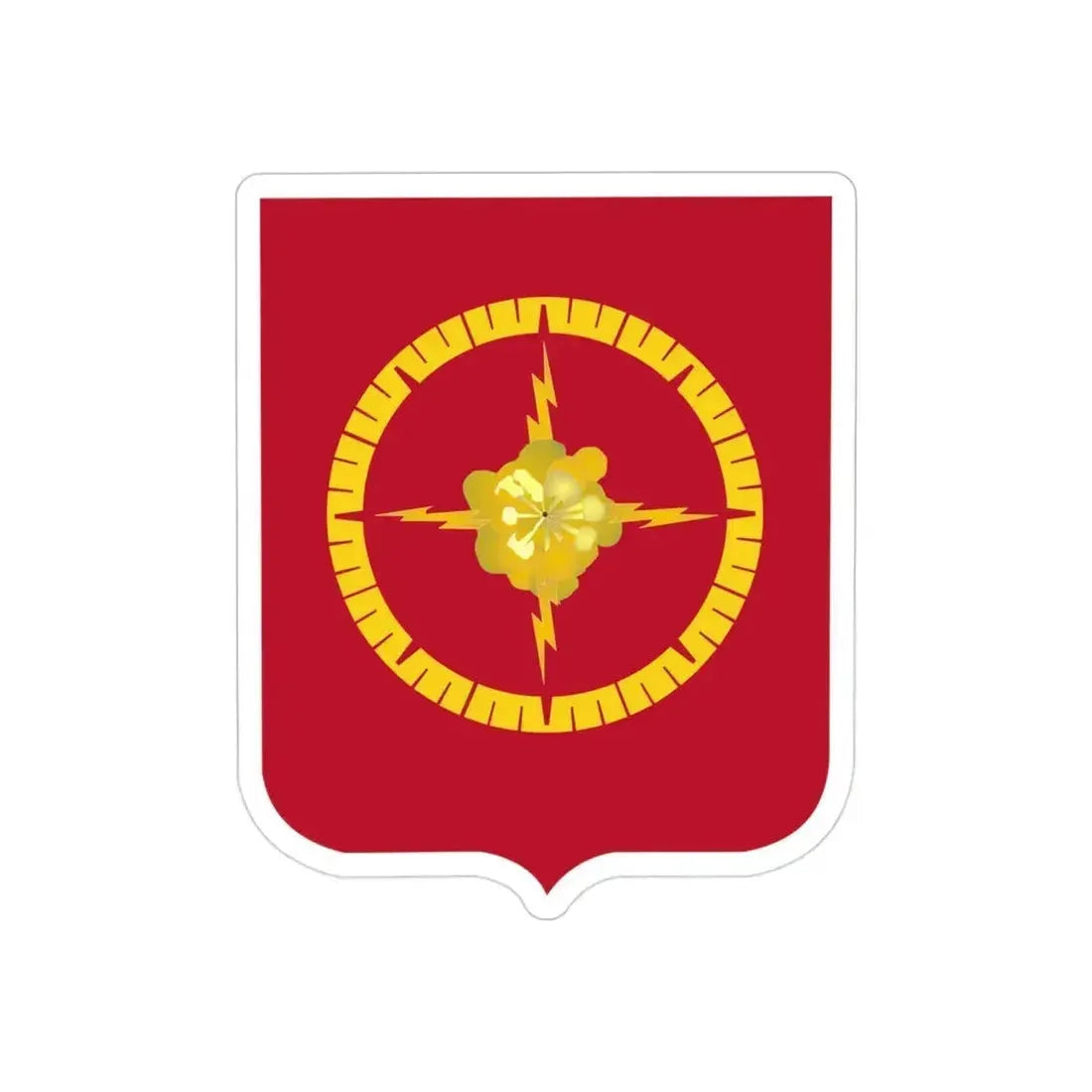 23 Field Artillery Battalion 2 (U.S. Army) REVERSE PRINT Transparent Die-Cut STICKER 3 Inch Die-Cut Transparent - The Sticker Space