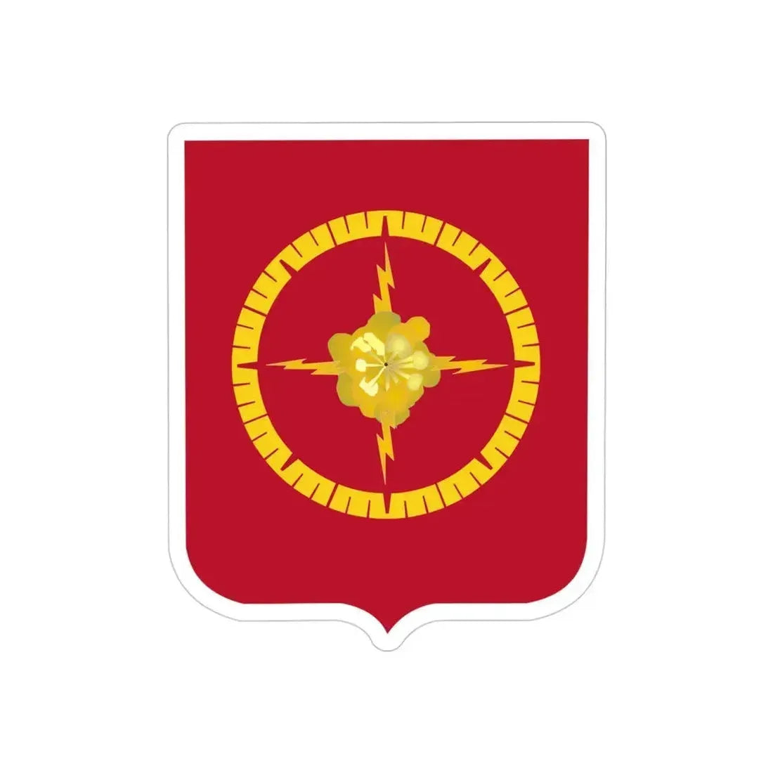 23 Field Artillery Battalion 2 (U.S. Army) REVERSE PRINT Transparent Die-Cut STICKER 4 Inch Die-Cut Transparent - The Sticker Space