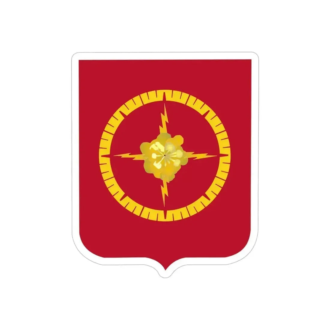 23 Field Artillery Battalion 2 (U.S. Army) REVERSE PRINT Transparent Die-Cut STICKER 5 Inch Die-Cut Transparent - The Sticker Space
