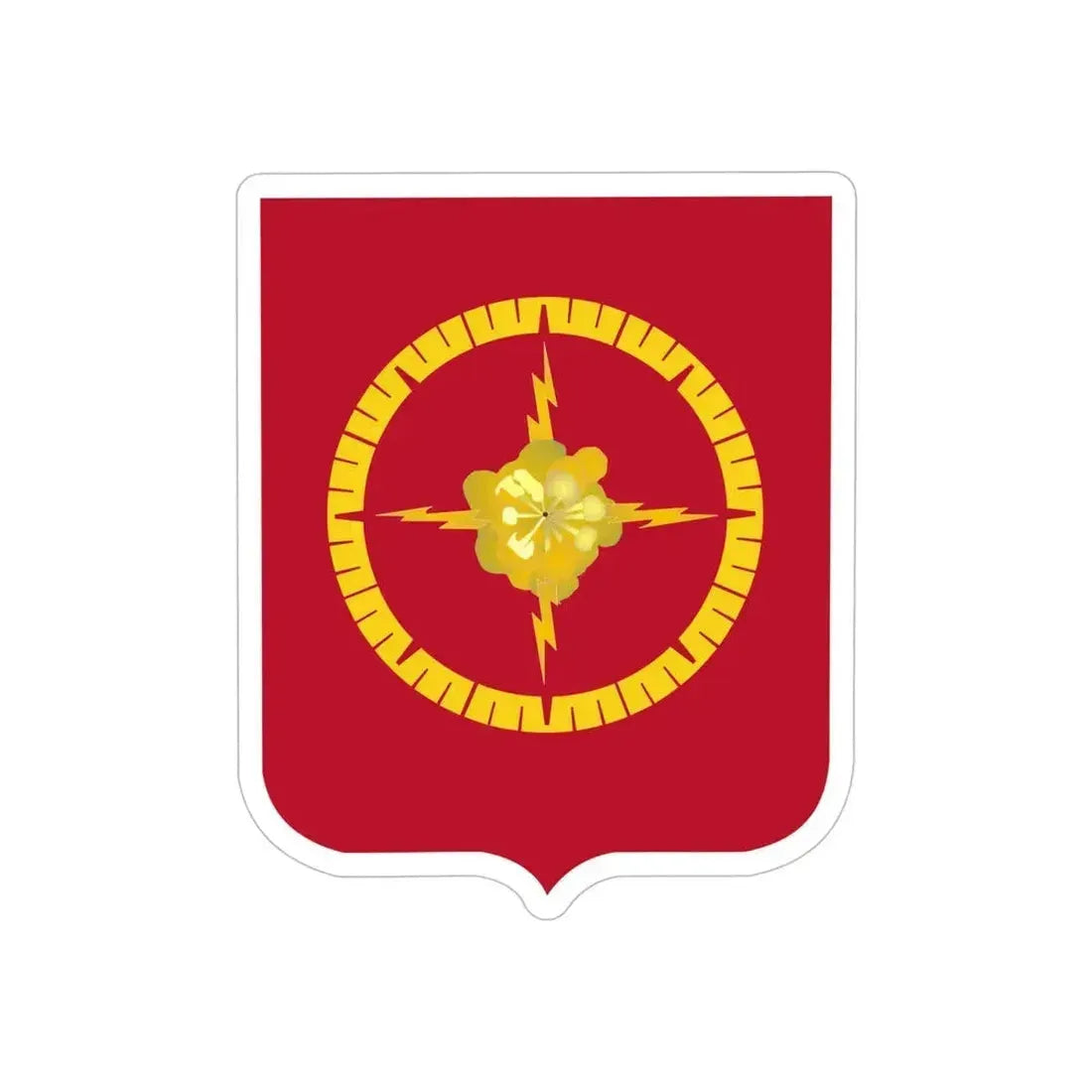 23 Field Artillery Battalion 2 (U.S. Army) REVERSE PRINT Transparent Die-Cut STICKER 6 Inch Die-Cut Transparent - The Sticker Space