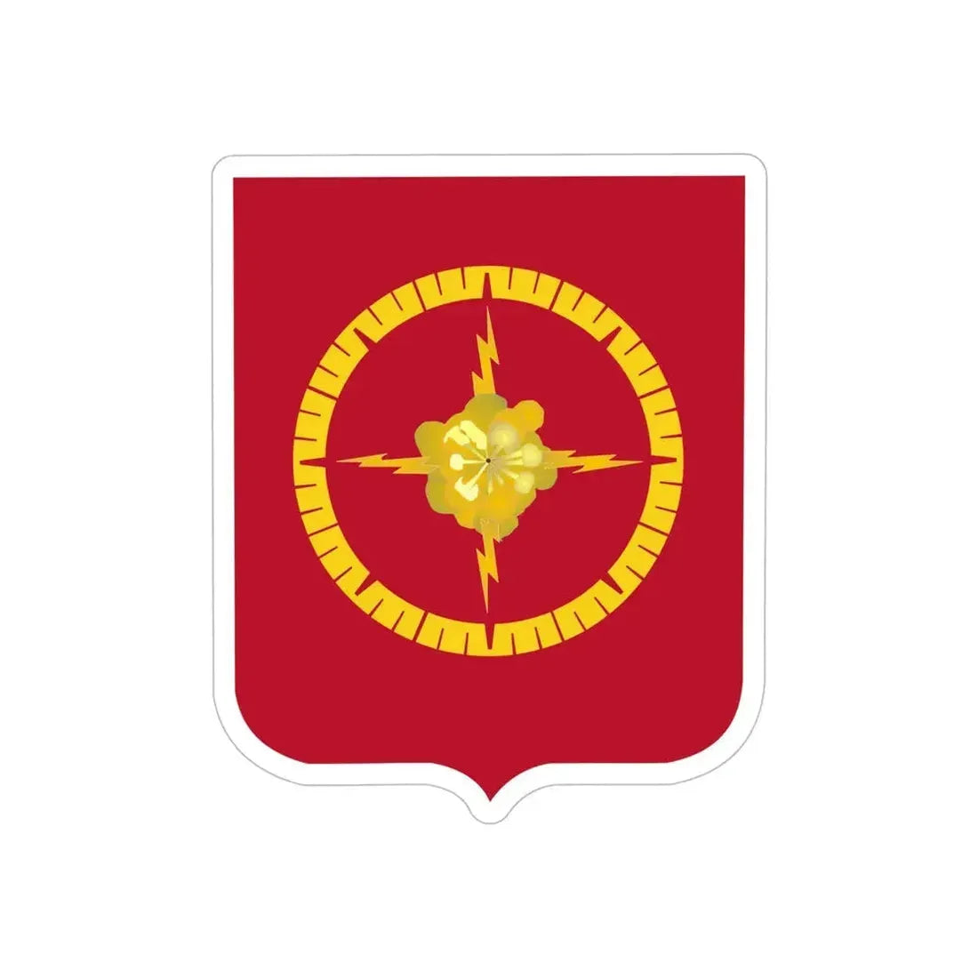 23 Field Artillery Battalion 2 (U.S. Army) REVERSE PRINT Transparent Die-Cut STICKER - The Sticker Space