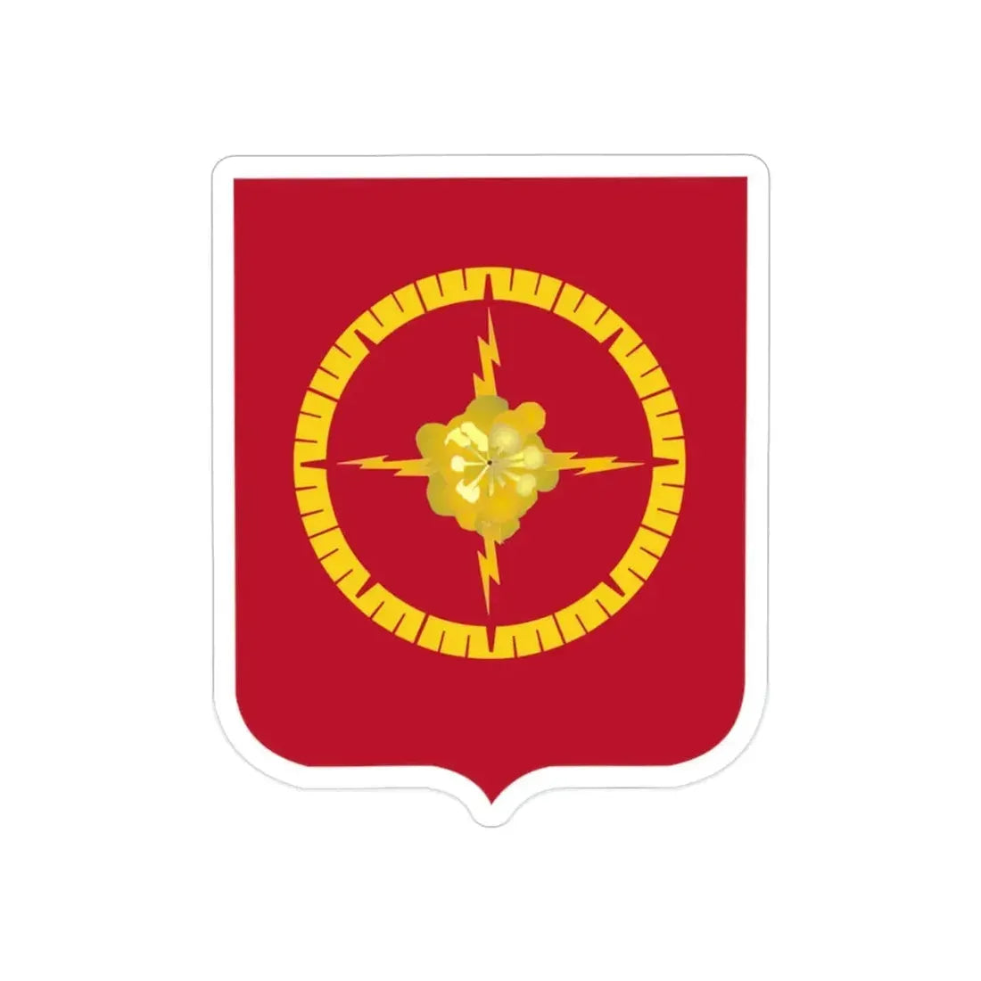 23 Field Artillery Battalion 2 (U.S. Army) REVERSE PRINT Transparent Die-Cut STICKER - The Sticker Space