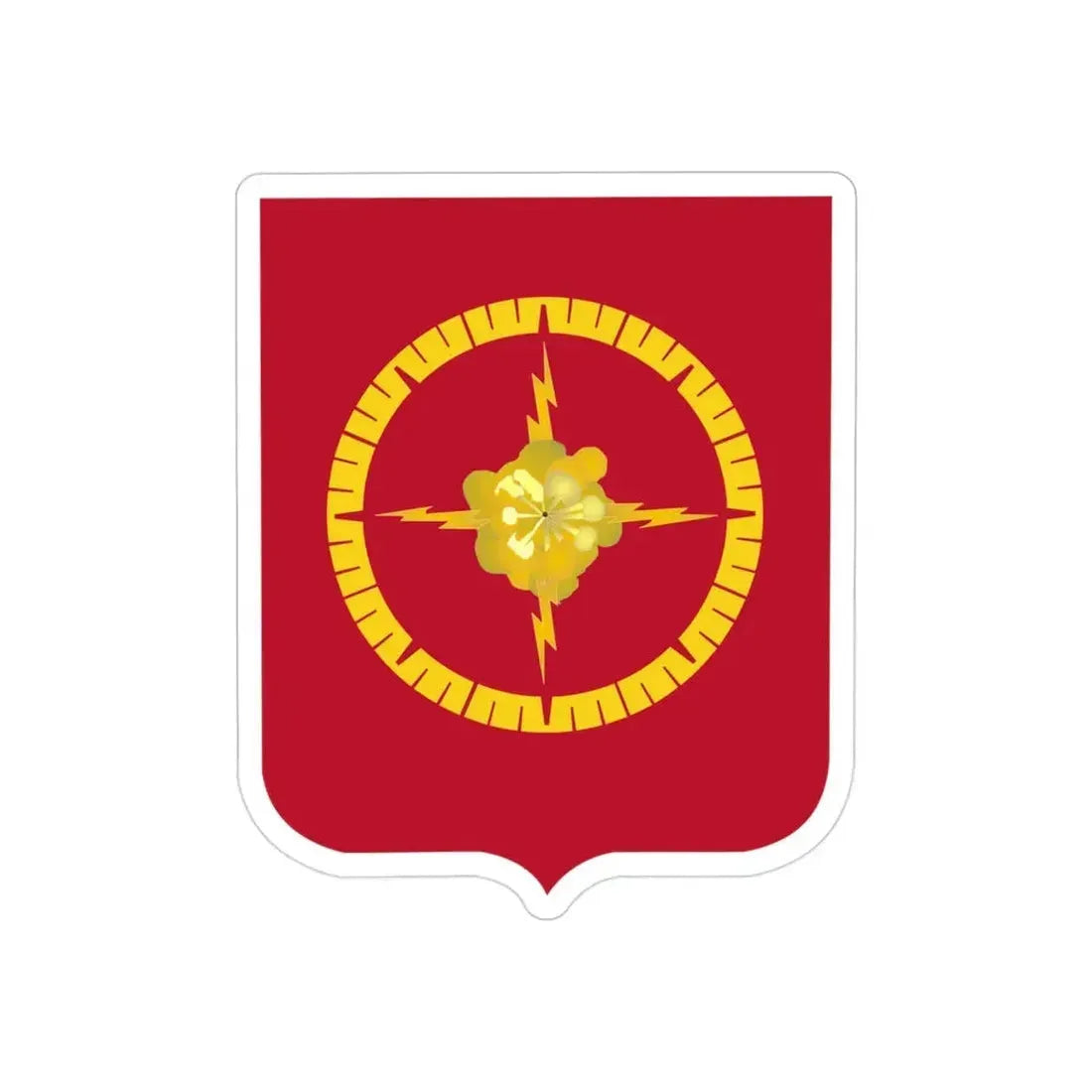 23 Field Artillery Battalion 2 (U.S. Army) REVERSE PRINT Transparent Die-Cut STICKER - The Sticker Space
