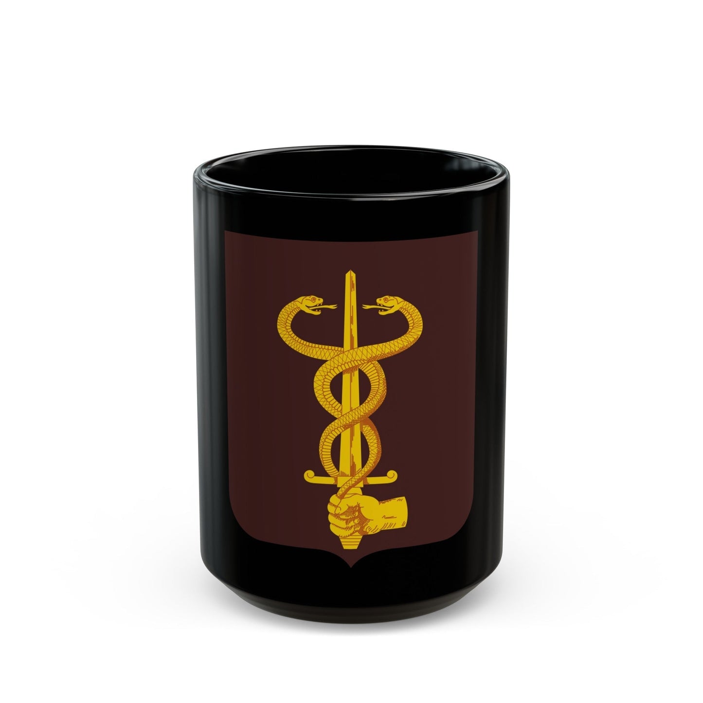 23 Medical Battalion 2 (U.S. Army) Black Coffee Mug-15oz-The Sticker Space