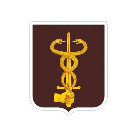 23 Medical Battalion 2 (U.S. Army) REVERSE PRINT Transparent Die-Cut STICKER 6 Inch Die-Cut Transparent - The Sticker Space