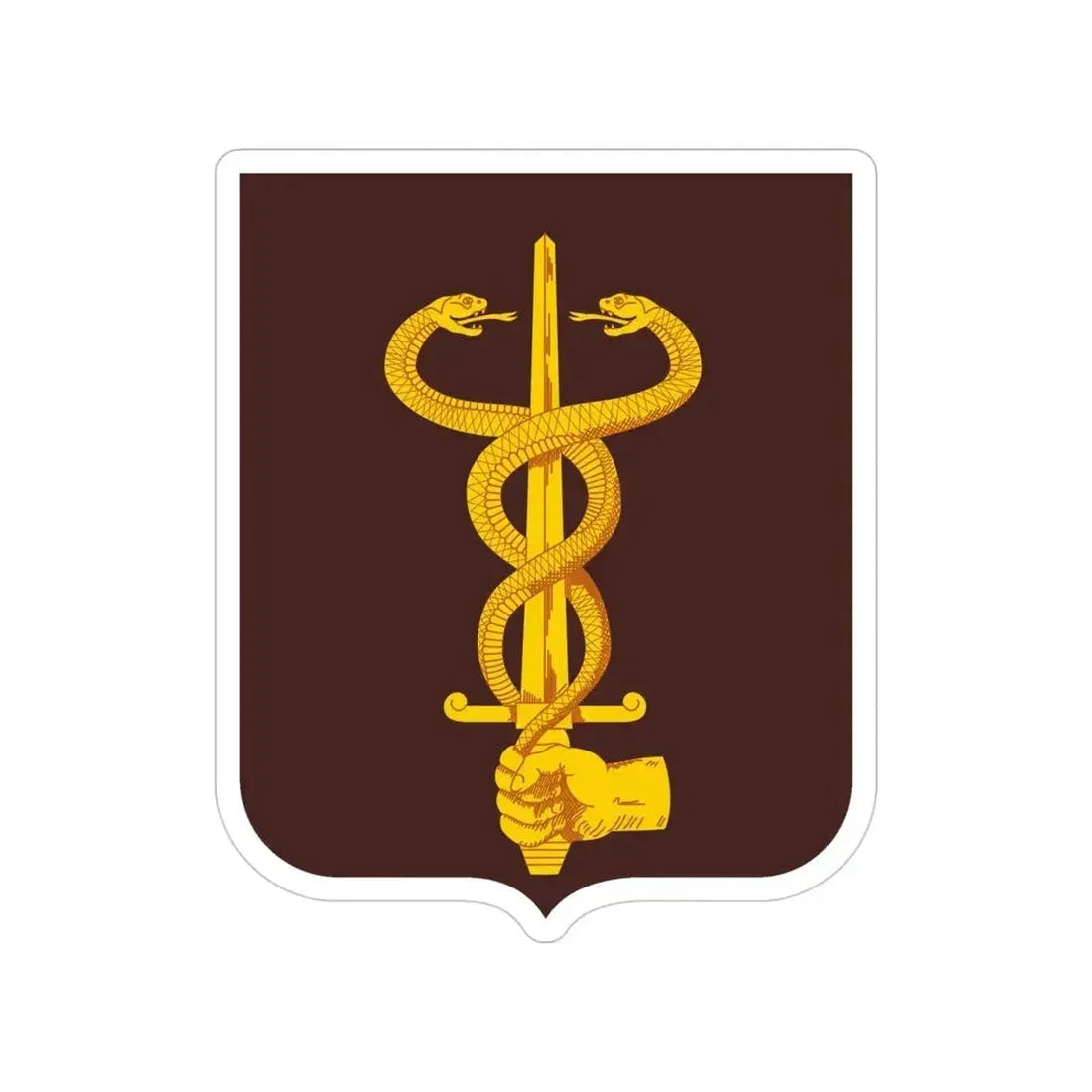 23 Medical Battalion 2 (U.S. Army) Transparent STICKER Die-Cut Vinyl Decal 4 Inch - The Sticker Space