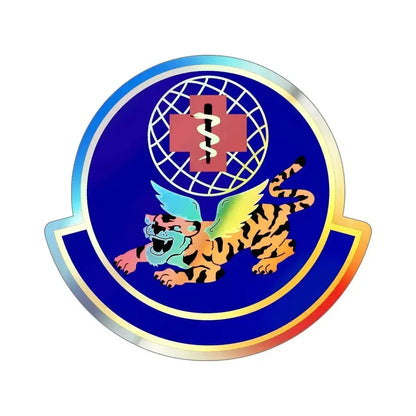 23 Operational Medical Readiness Squadron ACC (U.S. Air Force) Holographic STICKER Die-Cut Vinyl Decal 5 Inch - The Sticker Space
