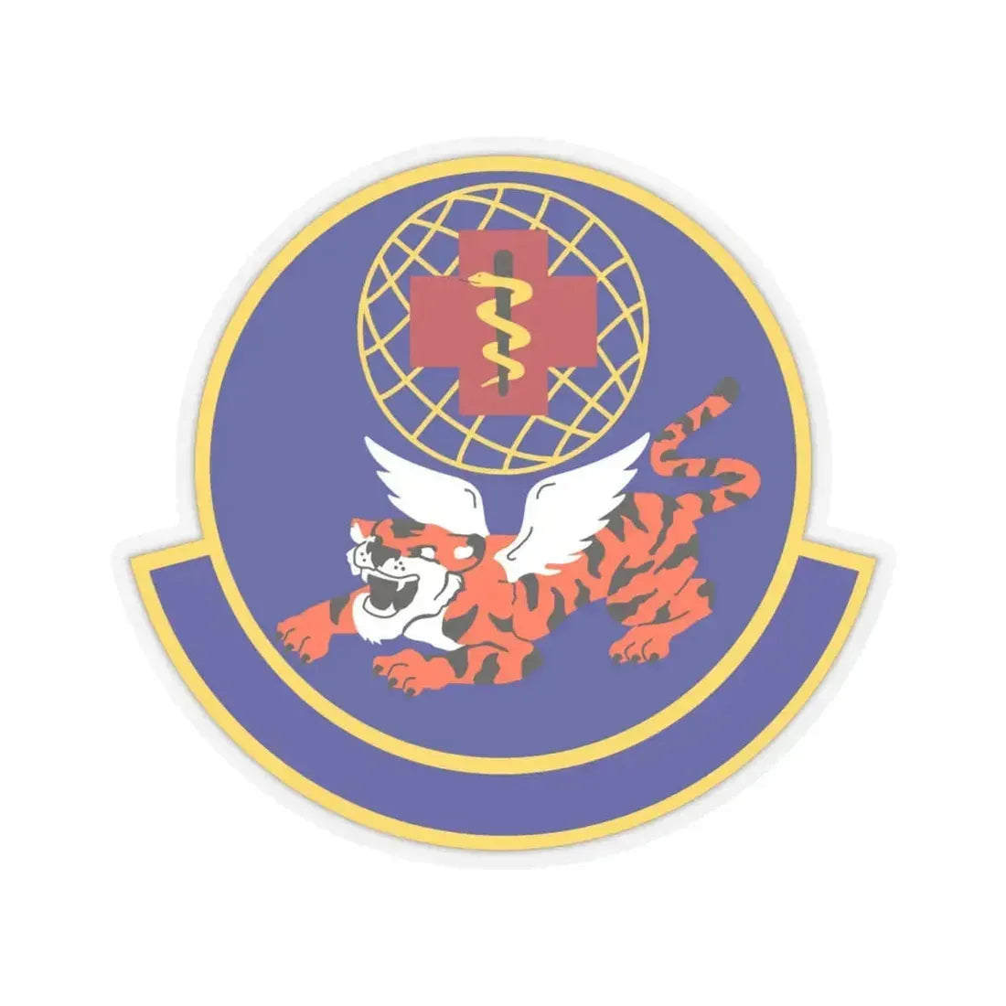 23 Operational Medical Readiness Squadron ACC (U.S. Air Force) STICKER Vinyl Kiss-Cut Decal 4 Inch Transparent - The Sticker Space