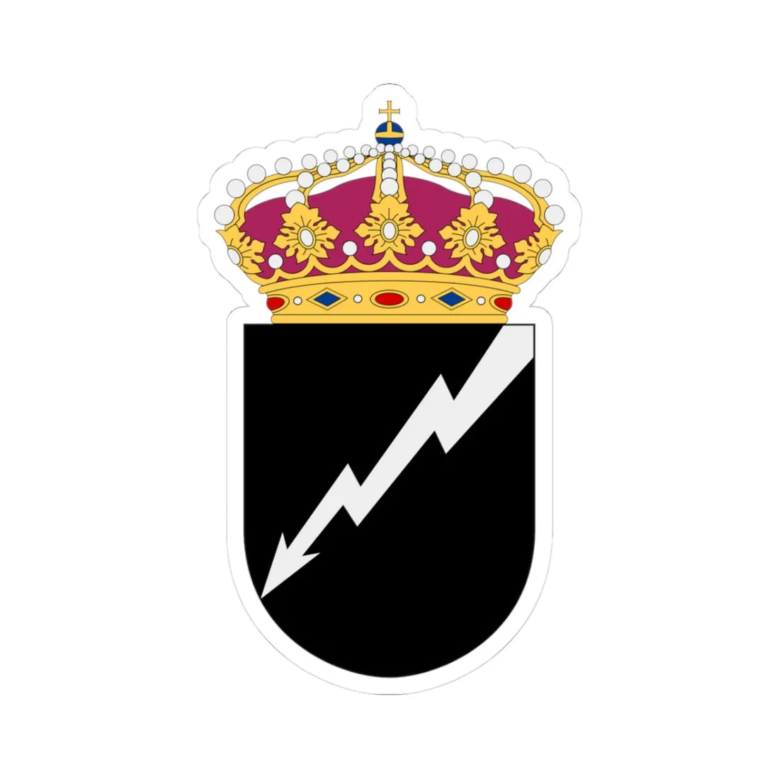 23. patrullbåtsdivisionen vapen (Sweden) (Coat of Arms) STICKER Vinyl Kiss-Cut Decal 3 Inch White - The Sticker Space