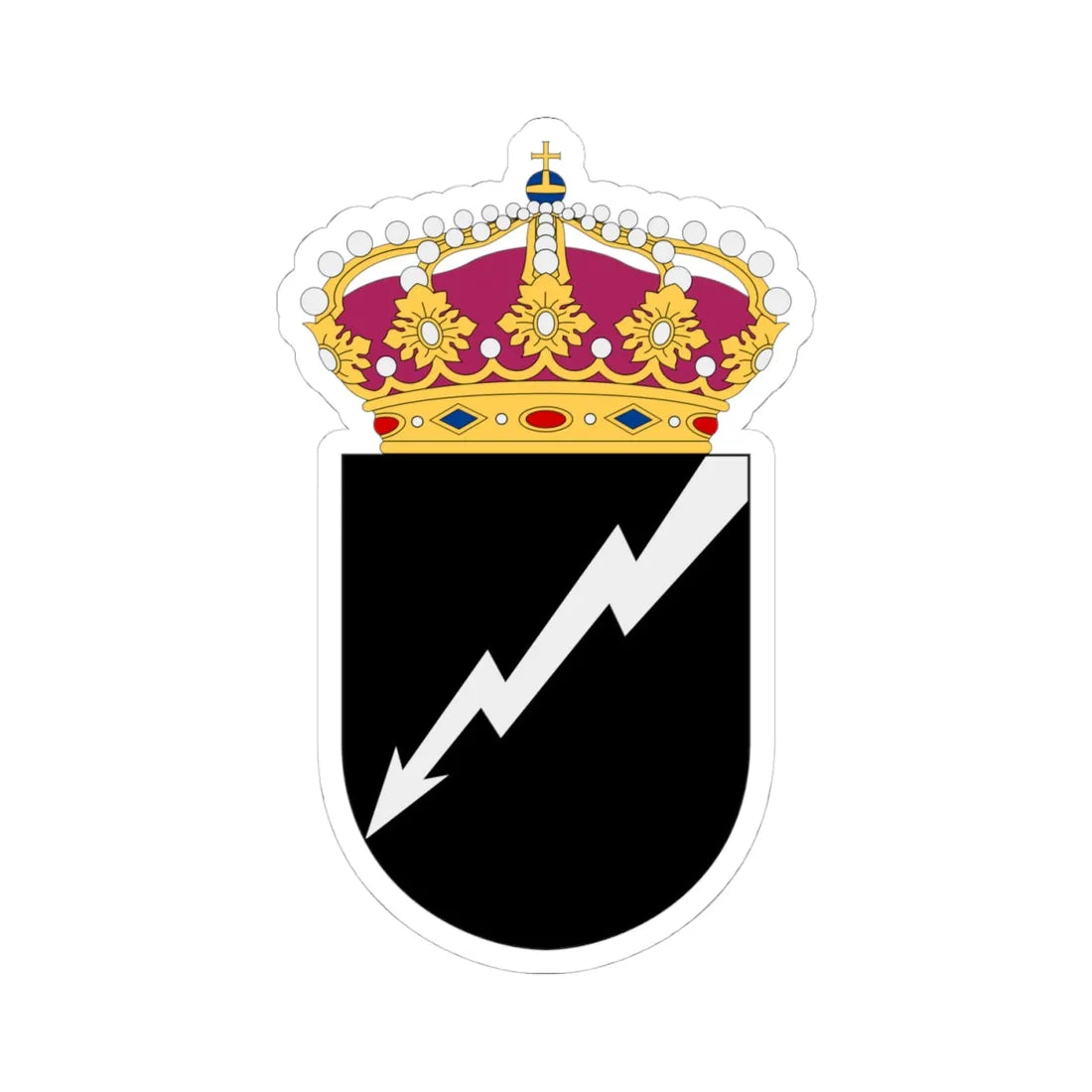 23. patrullbåtsdivisionen vapen (Sweden) (Coat of Arms) STICKER Vinyl Kiss-Cut Decal 4 Inch White - The Sticker Space