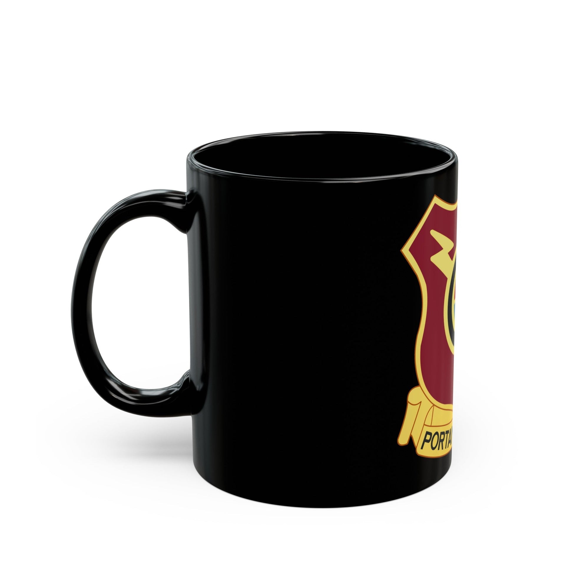 23 Transportation Battalion (U.S. Army) Black Coffee Mug-The Sticker Space