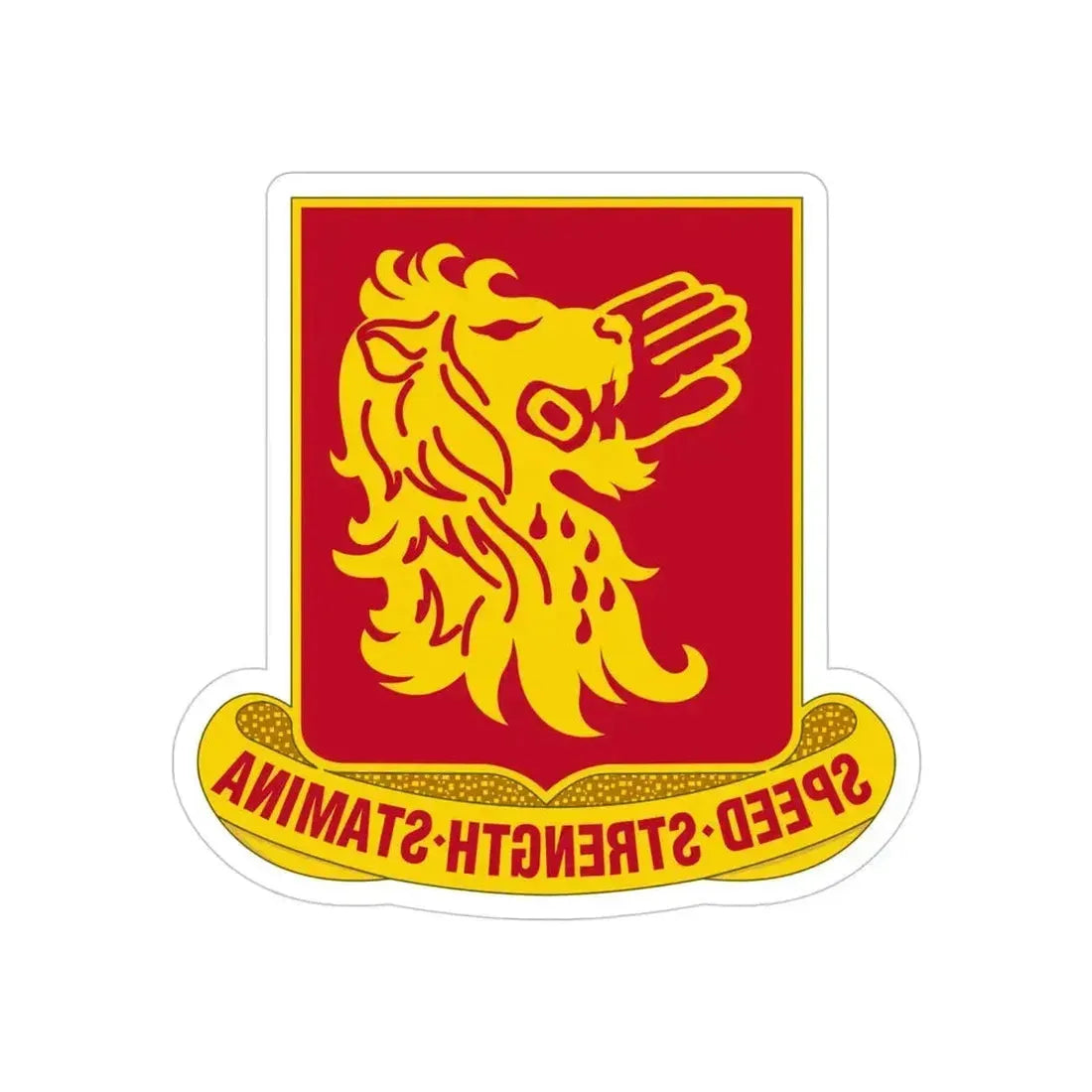 230 Aviation Regiment (U.S. Army) REVERSE PRINT Transparent Die-Cut STICKER 4 Inch Die-Cut Transparent - The Sticker Space