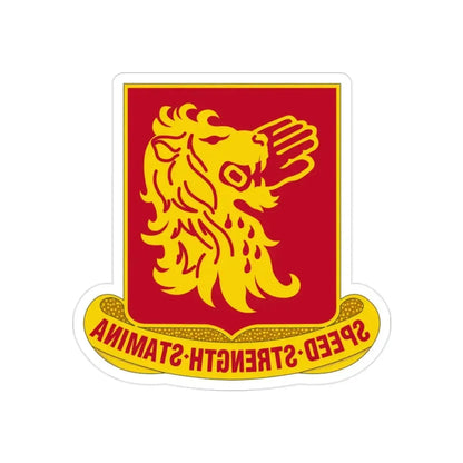 230 Aviation Regiment (U.S. Army) REVERSE PRINT Transparent Die-Cut STICKER - The Sticker Space