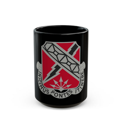 230 Engineer Battalion (U.S. Army) Black Coffee Mug-15oz-The Sticker Space