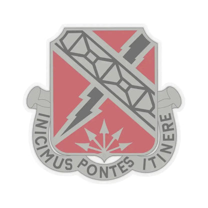 230 Engineer Battalion (U.S. Army) STICKER Vinyl Kiss-Cut Decal 4 Inch Transparent - The Sticker Space