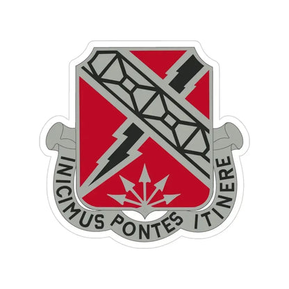 230 Engineer Battalion (U.S. Army) Transparent STICKER Die-Cut Vinyl Decal 4 Inch - The Sticker Space