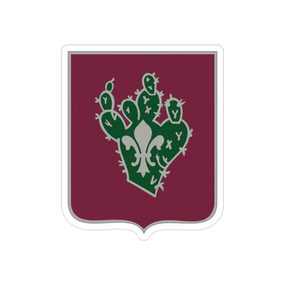 230 Medical Battalion (U.S. Army) REVERSE PRINT Transparent STICKER-2" × 2"-The Sticker Space