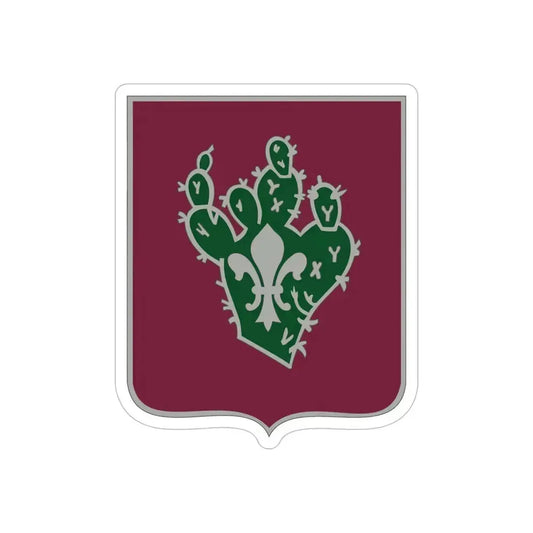 230 Medical Battalion (U.S. Army) REVERSE PRINT Transparent Die-Cut STICKER 6 Inch Die-Cut Transparent - The Sticker Space
