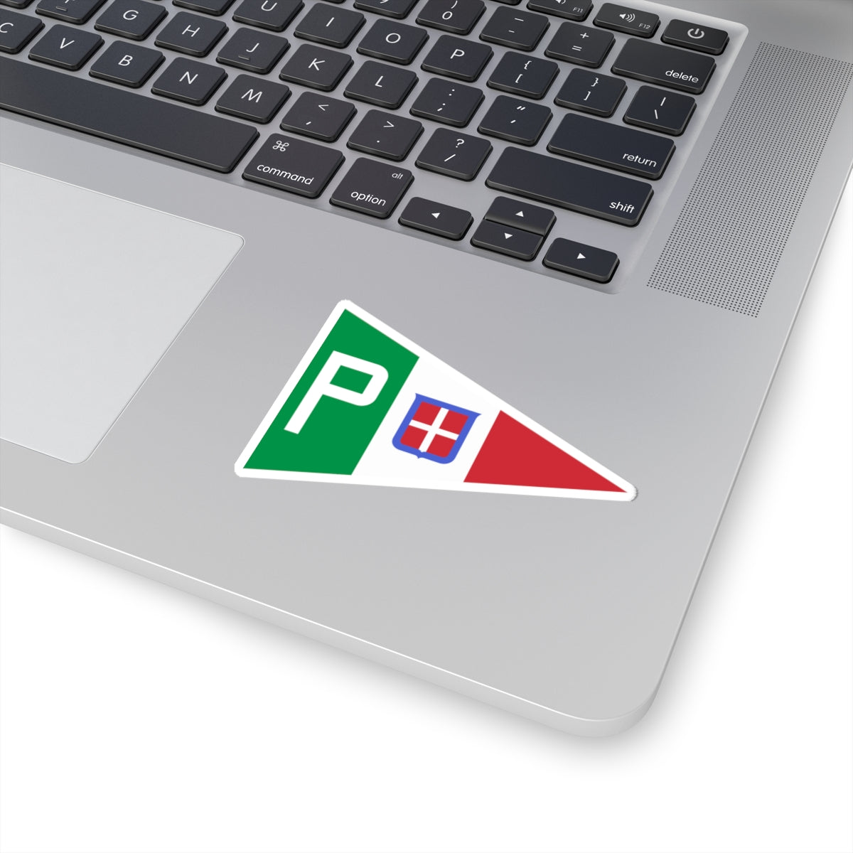 Burgee of mail ships of the Regia Marina (Italy) STICKER Vinyl Kiss-Cut Decal