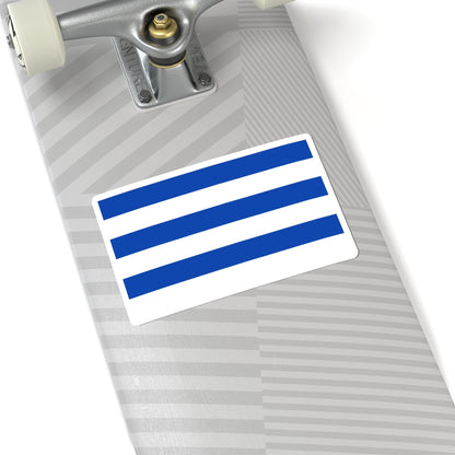 Flag maritime lugo (Spain) STICKER Vinyl Kiss-Cut Decal
