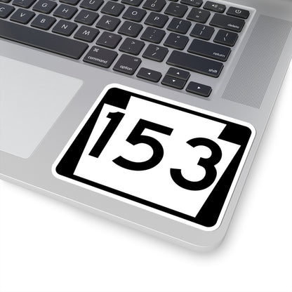 PA-153 (Pennsylvania) (Road Sign) STICKER Vinyl Kiss-Cut Decal
