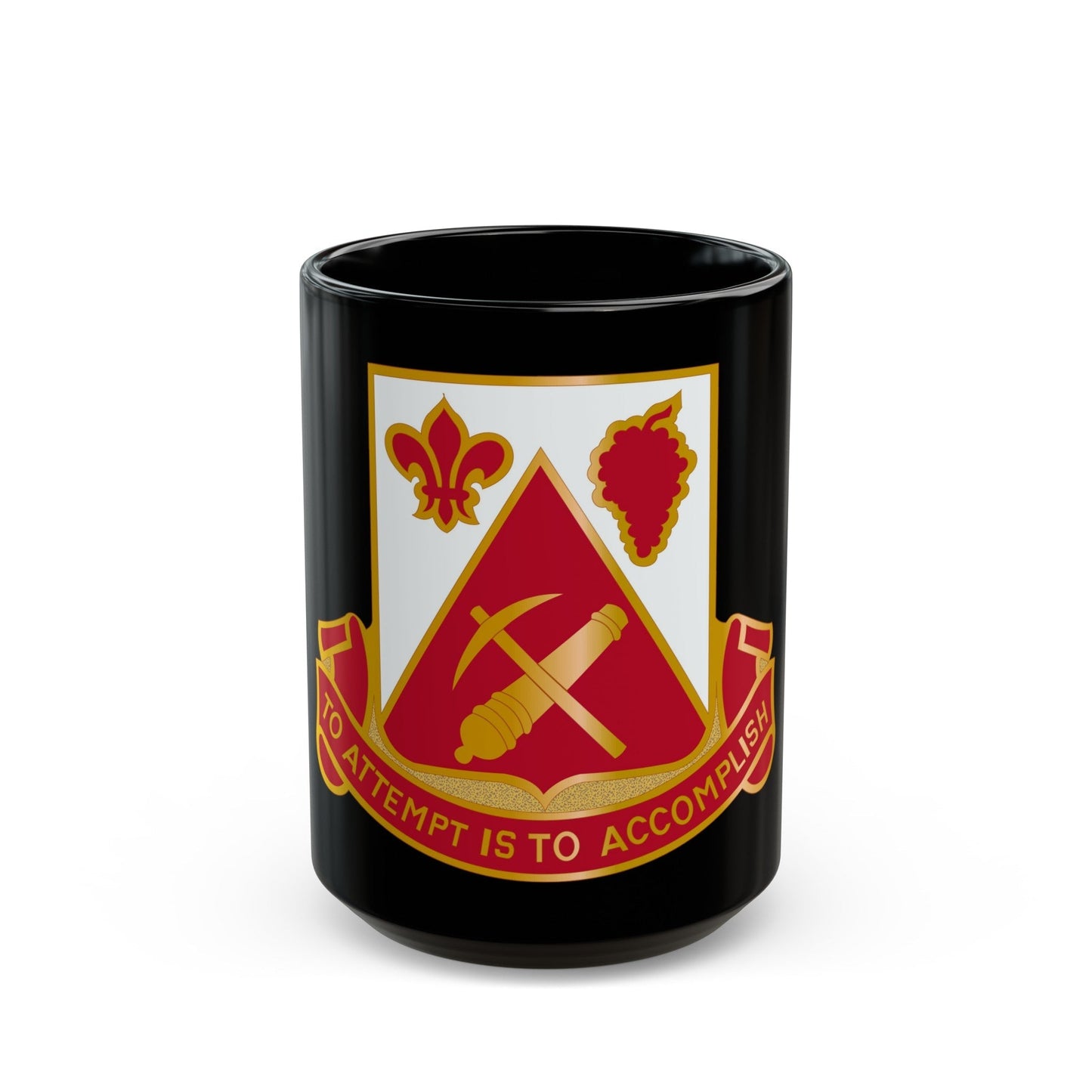 231 Engineer Combat Battalion (U.S. Army) Black Coffee Mug-15oz-The Sticker Space