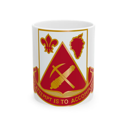 231 Engineer Combat Battalion (U.S. Army) White Coffee Mug-11oz-The Sticker Space