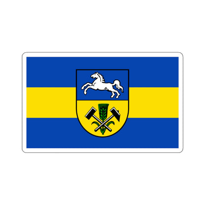 Flag of Helmstedt Germany - STICKER Vinyl Kiss-Cut Decal