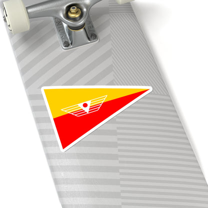 Flag of Japan Air Transport (Japan) STICKER Vinyl Kiss-Cut Decal