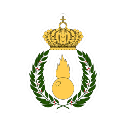 Artilleriets officershögskola vapen (Sweden) (Coat of Arms) STICKER Vinyl Kiss-Cut Decal