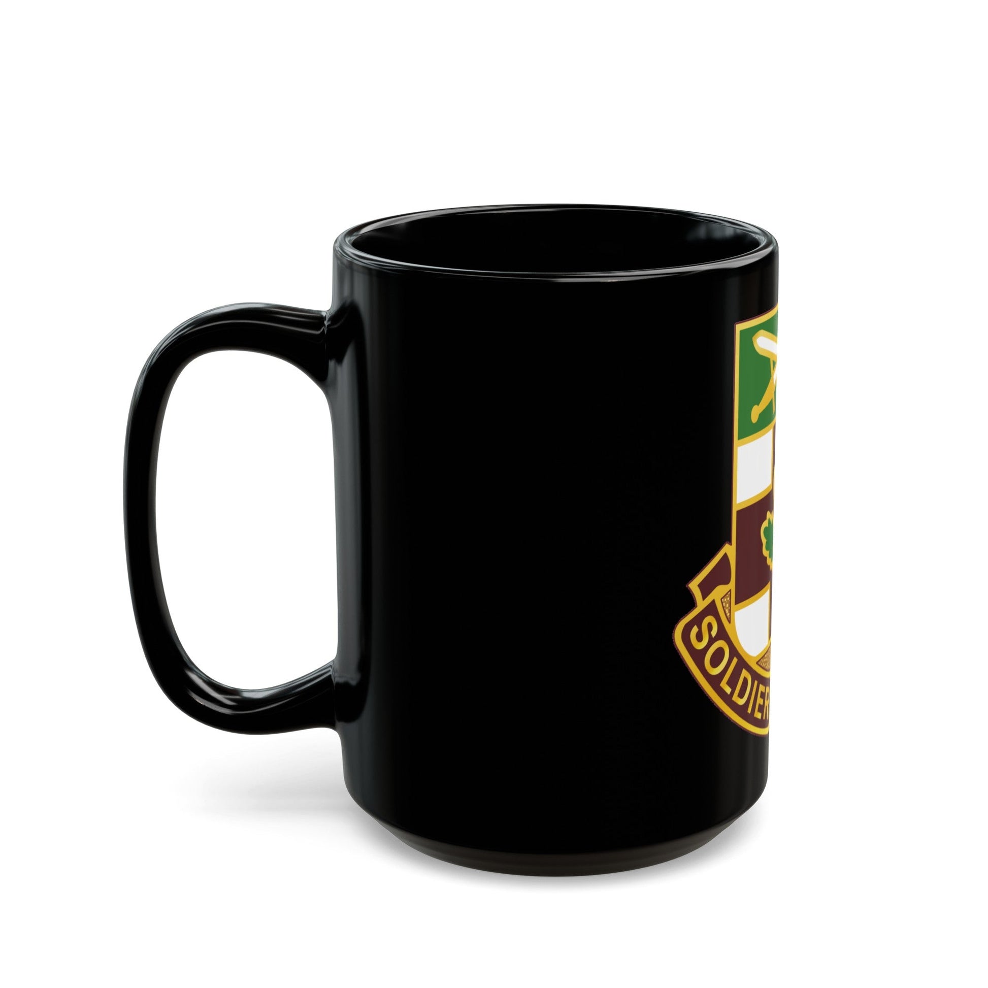 232 Medical Battalion (U.S. Army) Black Coffee Mug-The Sticker Space