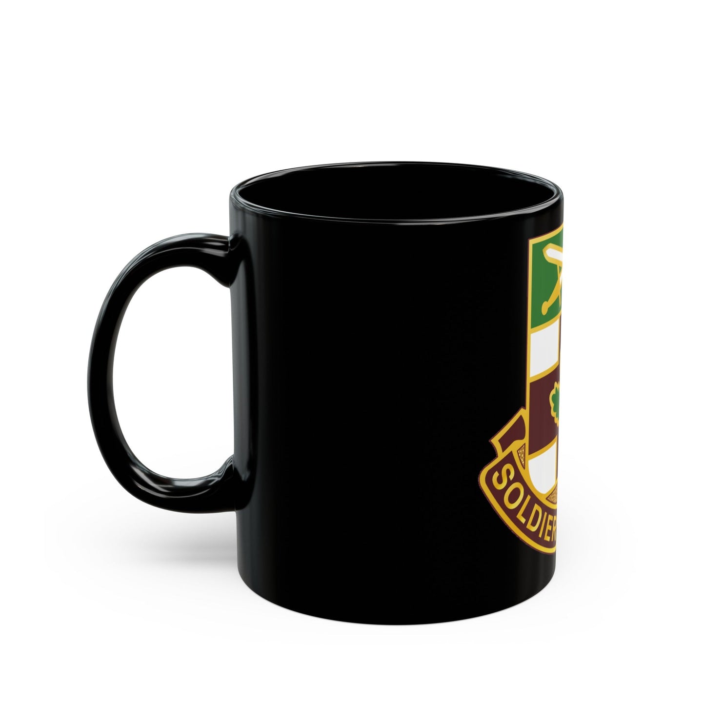 232 Medical Battalion (U.S. Army) Black Coffee Mug-The Sticker Space