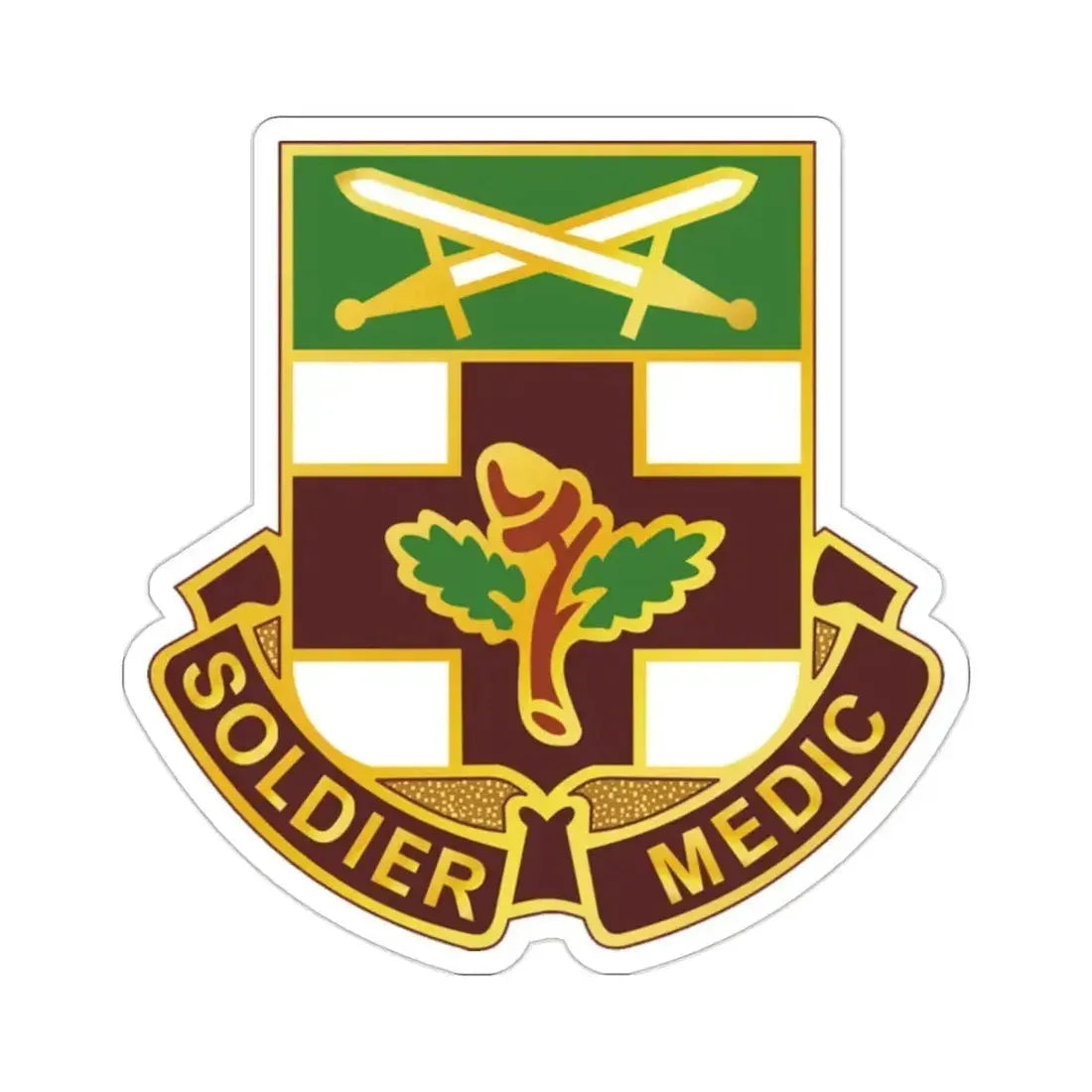 232 Medical Battalion (U.S. Army) STICKER Vinyl Die-Cut Decal 2 Inch - The Sticker Space
