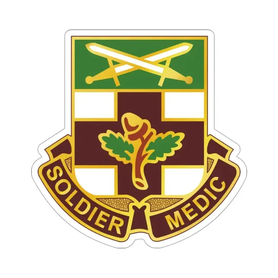 232 Medical Battalion (U.S. Army) STICKER Vinyl Die-Cut Decal 3 Inch - The Sticker Space