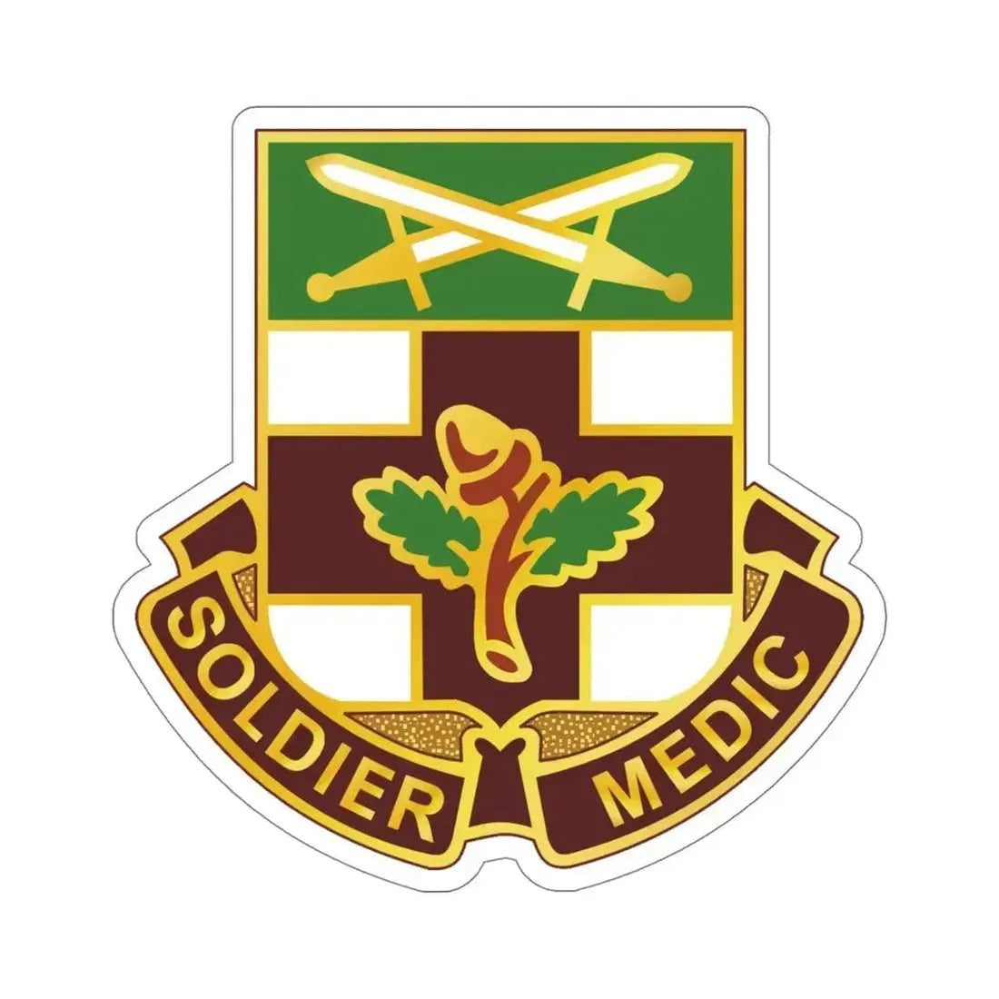 232 Medical Battalion (U.S. Army) STICKER Vinyl Die-Cut Decal 5 Inch - The Sticker Space