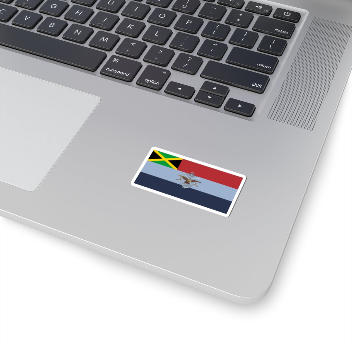 Flag of the Jamaica Defence Force 2020 (Jamaica) STICKER Vinyl Kiss-Cut Decal
