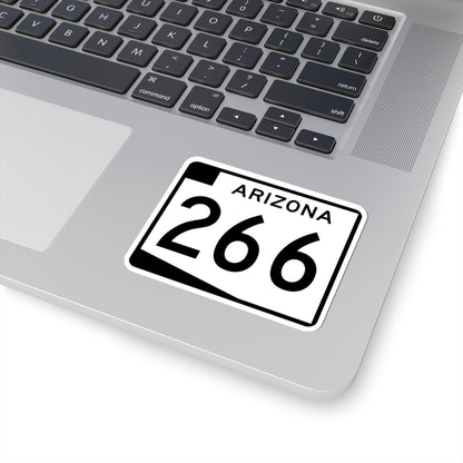 Arizona 266 (Arizona) (Road Sign) STICKER Vinyl Kiss-Cut Decal