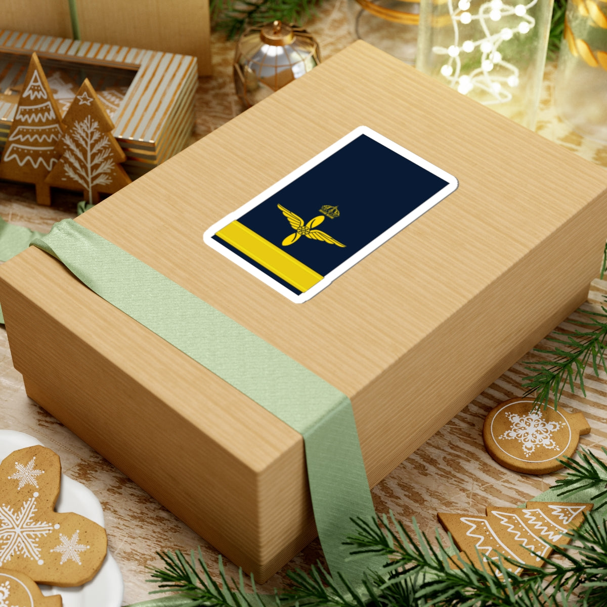 OF 1 Fänrik FV hylsa (Sweden) (Military Rank) STICKER Vinyl Kiss-Cut Decal