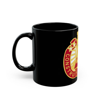 233 Engineer Group (U.S. Army) Black Coffee Mug-The Sticker Space