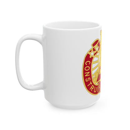 233 Engineer Group (U.S. Army) White Coffee Mug-The Sticker Space