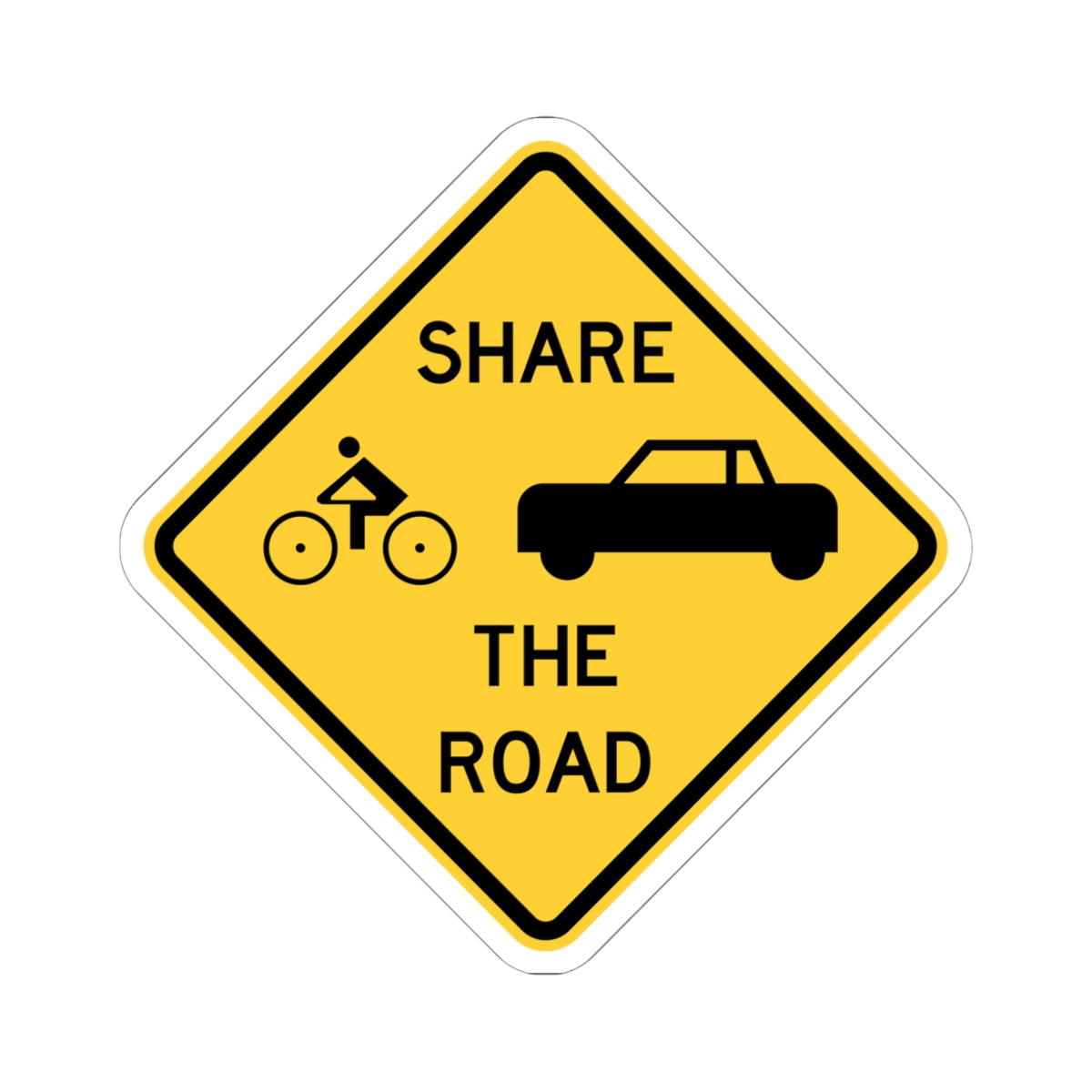 NJ Road sign WNJ22-1 (New Jersey) (Road Sign) STICKER Vinyl Kiss-Cut Decal