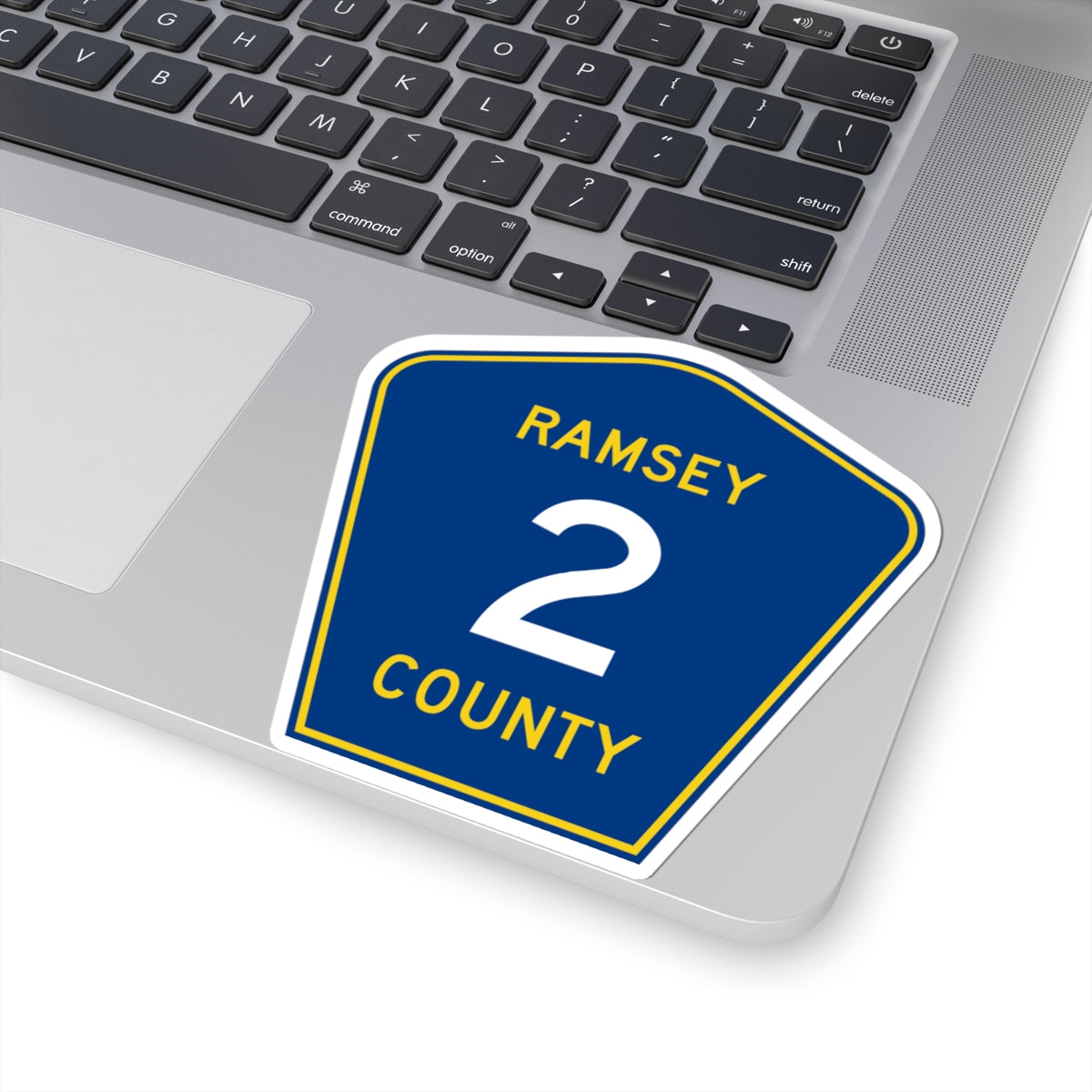 Ramsey County 2 MN (Minnesota) (Road Sign) STICKER Vinyl Kiss-Cut Decal