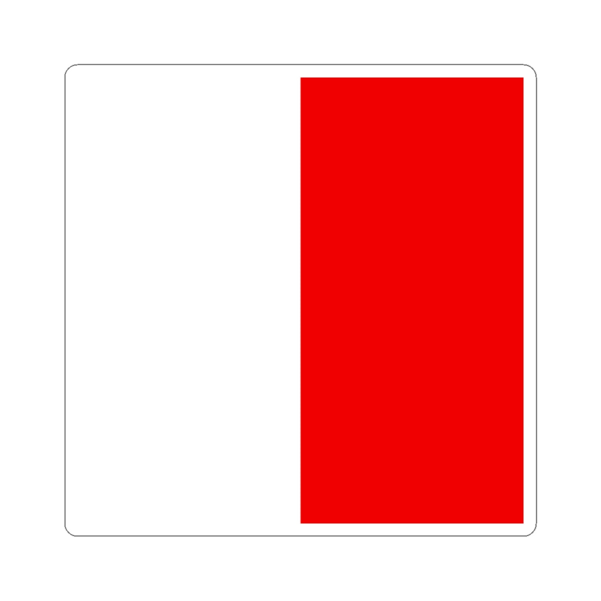 CHE Payerne Flag (Switzerland) STICKER Vinyl Kiss-Cut Decal