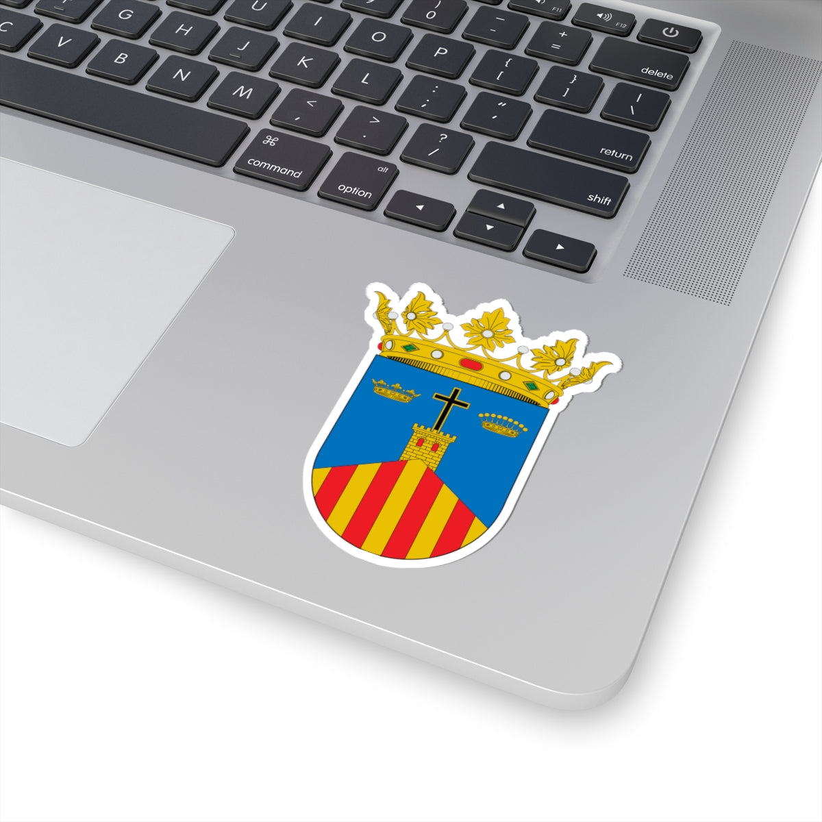 Escudo de Malón (Spain) (Coat of Arms) STICKER Vinyl Kiss-Cut Decal