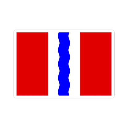 Flag of Omsk Oblast (Russia) STICKER Vinyl Kiss-Cut Decal