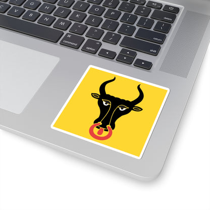 Flag of Canton of Uri alt (Switzerland) STICKER Vinyl Kiss-Cut Decal