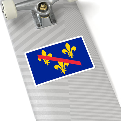 Flag of Dombes (France) STICKER Vinyl Kiss-Cut Decal