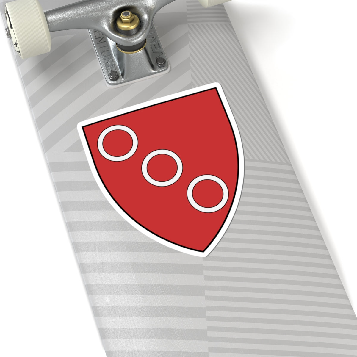 0113 Boos- Boos v. Waldeck (Luxembourg) (Coat of Arms) STICKER Vinyl Kiss-Cut Decal