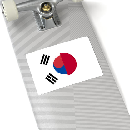 Flag of Japan and South Korea (Japan) STICKER Vinyl Kiss-Cut Decal