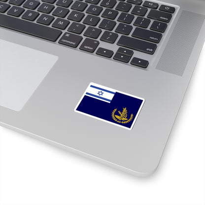 Flag of IDF Chief of Staff at Sea (Israel) STICKER Vinyl Kiss-Cut Decal